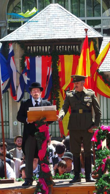 Recreacion inauguracion estacion canfranc 5
