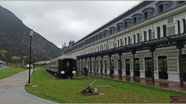Estación Internacional de Canfranc tras su rehabilitación, fotografía de 2024