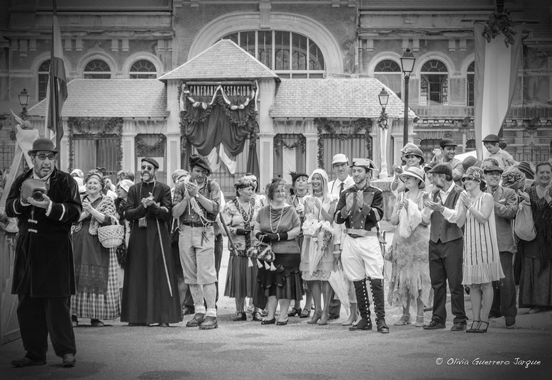Actos recreación inauguración Estación Ferrocarril Canfranc.