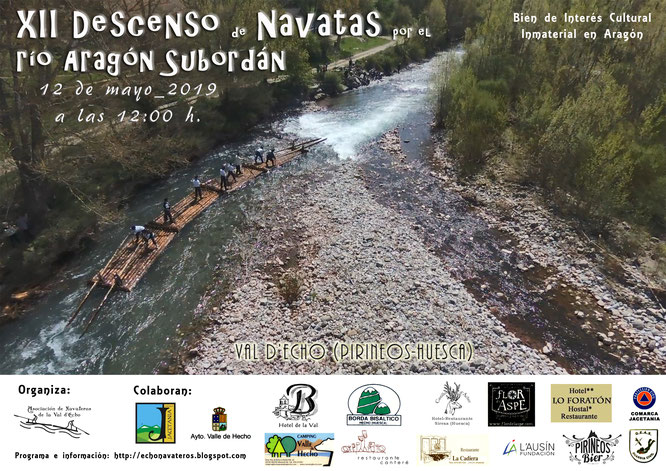 Descenso de Navatas por el río Aragón Subordán 2019 