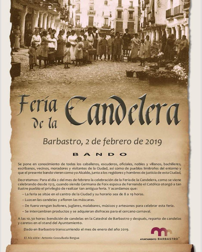 Feria de la Candelera Barbastro 2019