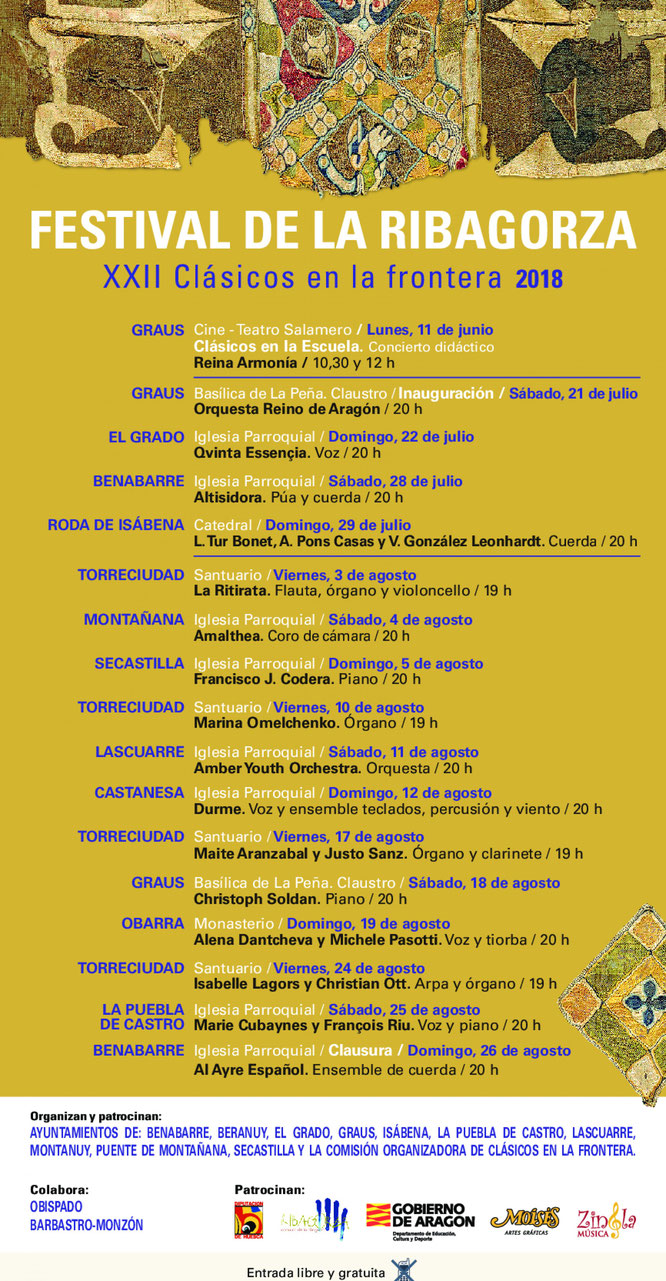 Programa festival clasicos en la frontera 2017