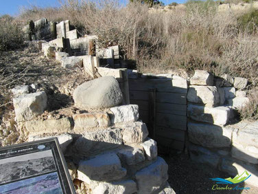 Trincheras habilitadas para visita